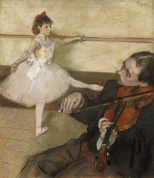 La lección de danza, c.1879